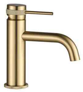 REA BATERIA UMYWALKOWA LUNGO GRIP ZŁOTA SZCZOTKOWANA NISKA REA-B6950