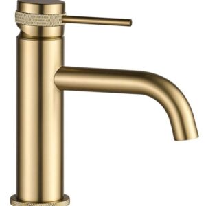 REA BATERIA UMYWALKOWA LUNGO GRIP ZŁOTA SZCZOTKOWANA NISKA REA-B6950