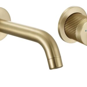 REA BATERIA UMYWALKOWA PODTYNKOWA ARGON ZŁOTA SZCZOTKOWANA REA-B7808