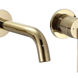 REA BATERIA UMYWALKOWA PODTYNKOWA ARGON ZŁOTA REA-B7809