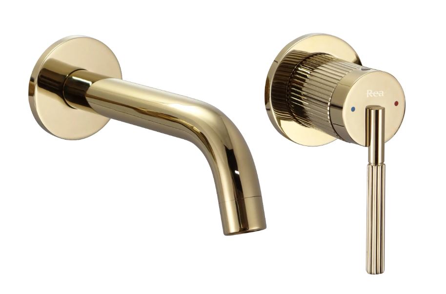 REA BATERIA UMYWALKOWA PODTYNKOWA ARGON ZŁOTA REA-B7809