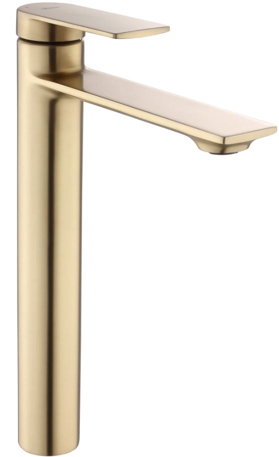 REA BATERIA UMYWALKOWA STORM ZŁOTA SZCZOTKOWANA WYSOKA  REA-B7962