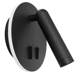 REA LAMPA APP1614-1W BLACK OSW-06529