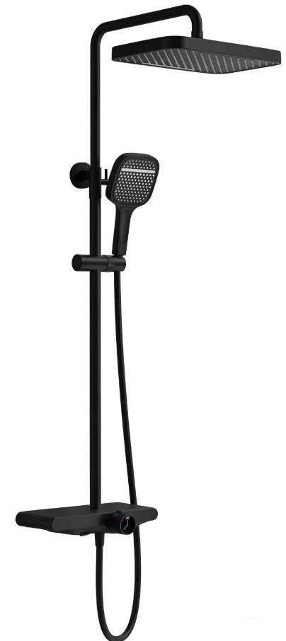 REA ZESTAW NATRYSKOWY BARI CZARNY REA-P0891