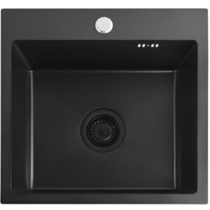 REA ZLEWOZMYWAK LEO 40 BLACK ZLE-06002