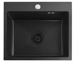 REA ZLEWOZMYWAK LEO 50 BLACK ZLE-06005