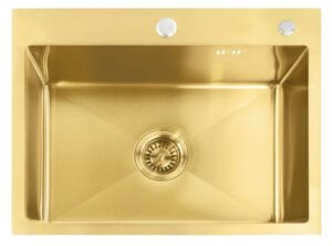 REA ZLEWOZMYWAK LIAM BRUSH GOLD ZLE-06007