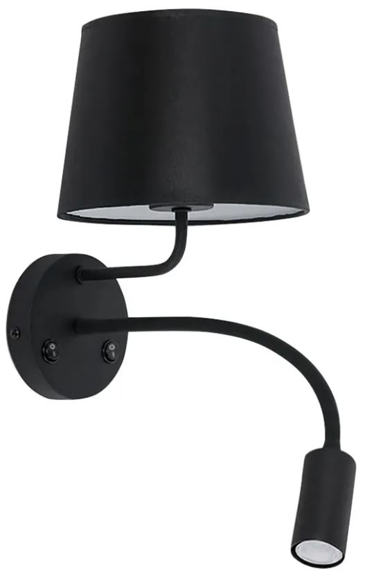 REA LAMPA APP1610-2W BLACK OSW-01593