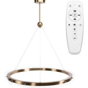 REA LAMPA APP1549-CP GOLD TRANSPARENT OSW-06970