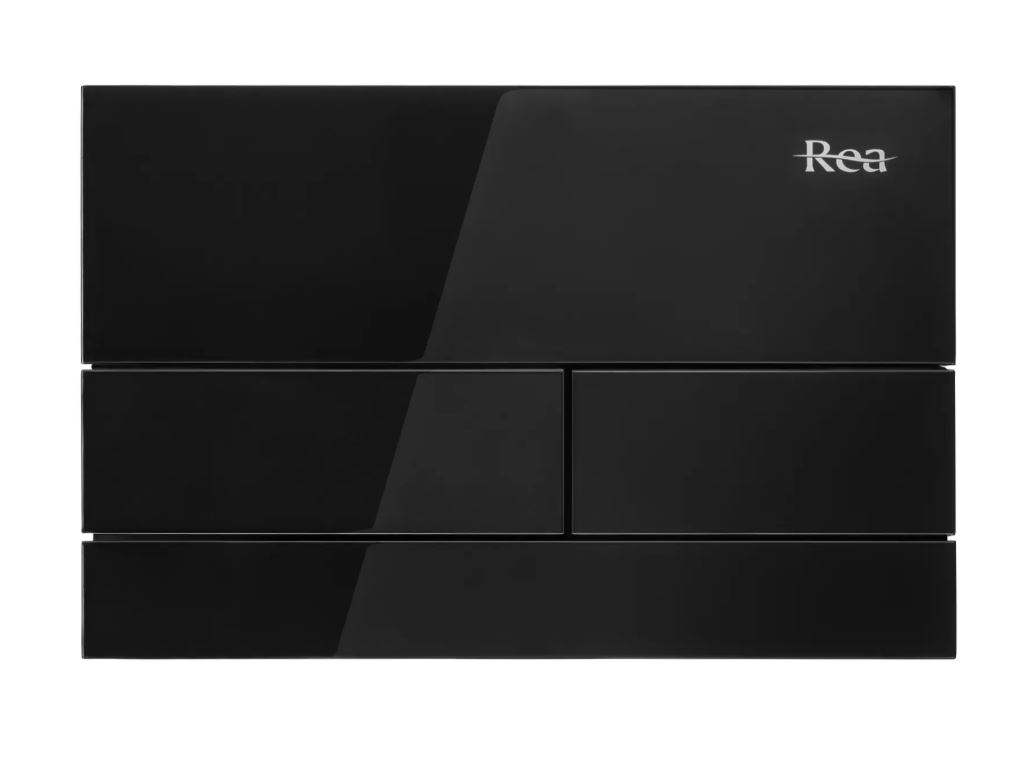 REA PRZYCISK DO STELAŻA PODTYNKOWEGO T GLASS BLACK REA-E0051