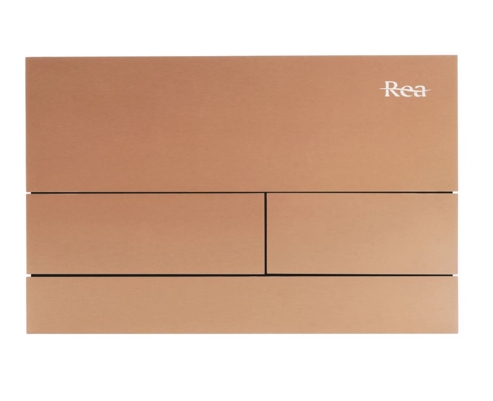 REA PRZYCISK DO STELAŻA PODTYNKO T STEEL BRUSH COPPER REA-E0053