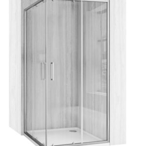 REA KABINA CITY BRUSH NIKIEL 90X90 REA-K6496