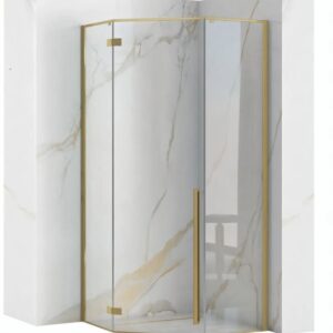 REA KABINA DIAMOND BRUSH GOLD 90×90 REA-K6506