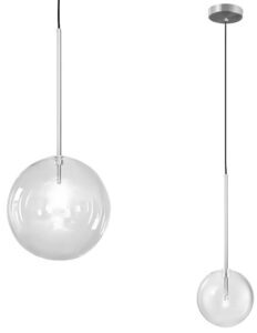REA LAMPA APP1681-1CP 15CM CHROME OSW-04301