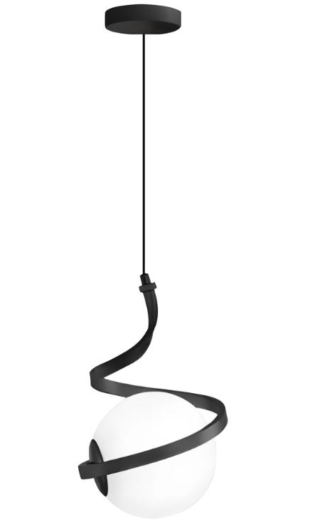 REA LAMPA APP1732-1CP BLACK CHROME OSW-04313