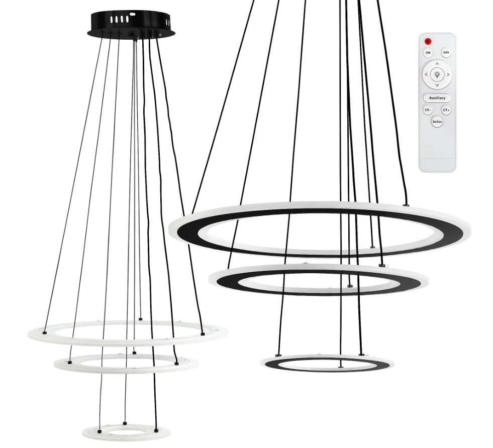 REA LAMPA G040-3CP BLACK OSW-06307