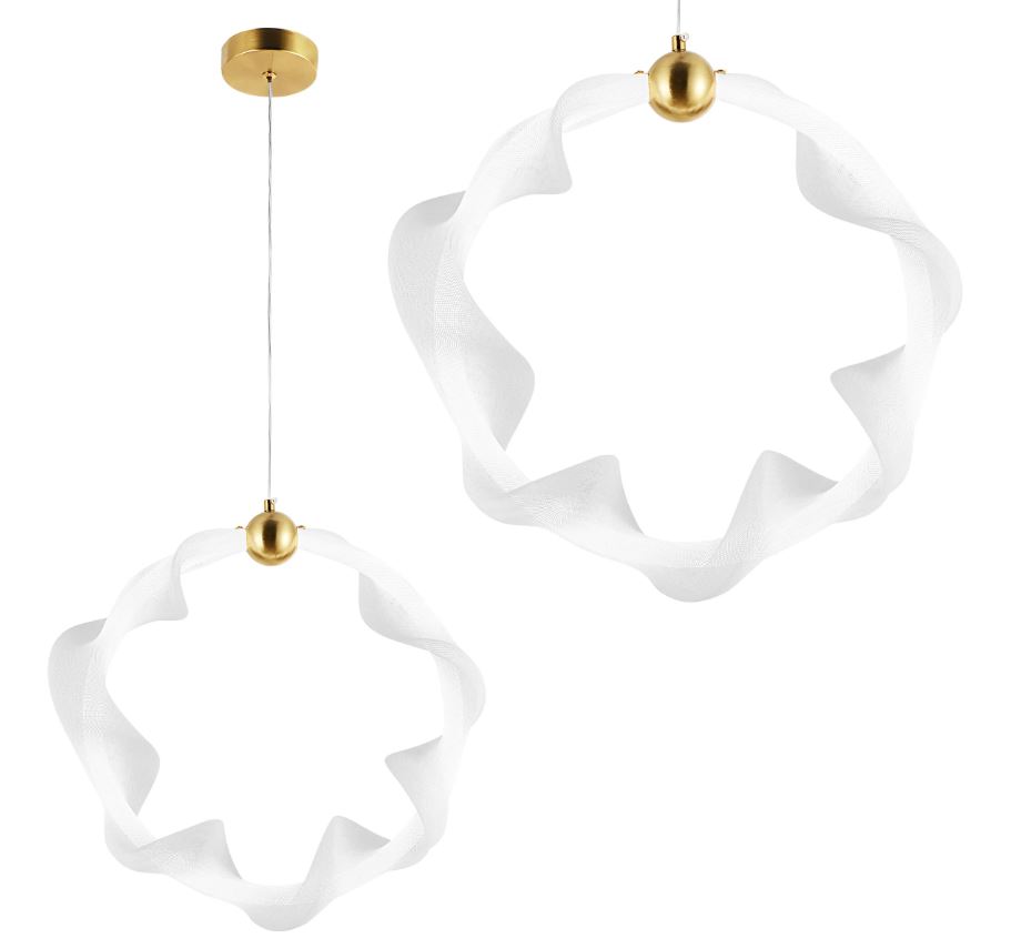 REA LAMPA G014-1CP WHITE GOLD OSW-06361