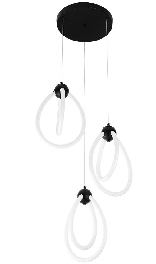 REA LAMPA G022-3CPR BLACK OSW-06373