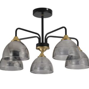 REA LAMPA G085-5C BLACK GREY OSW-09702