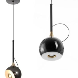 REA LAMPA G087-1CP BLACK CHROME OSW-09704