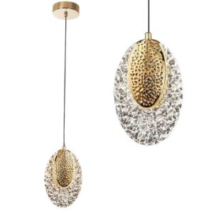 REA LAMPA G088-1CP GOLD TRANSPARENT OSW-09705