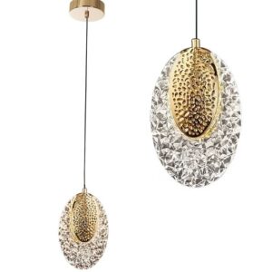 REA LAMPA G088-1CP GOLD TRANSPARENT OSW-09705