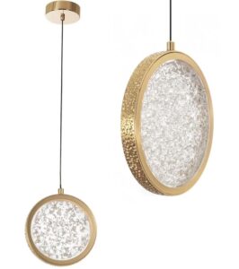 REA LAMPA G089-1CP GOLD TRANSPARENT OSW-09706