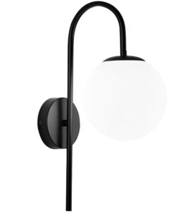 REA LAMPA G090-1W BLACK WHITE OSW-09711