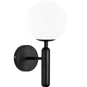 REA LAMPA G097-1W BLACK WHITE OSW-09722