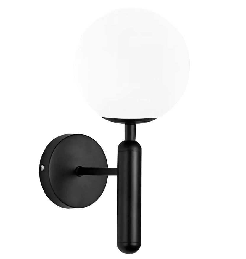 REA LAMPA G097-1W BLACK WHITE OSW-09722