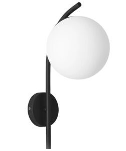 REA LAMPA G103-1W BLACK WHITE OSW-09728