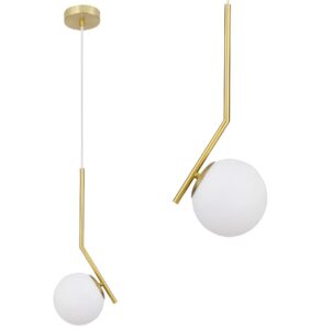 REA LAMPA G106-1W GOLD WHITE OSW-09731