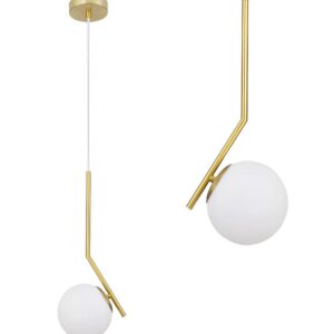 REA LAMPA G106-1W GOLD WHITE OSW-09731