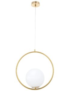 REA LAMPA G109-1W GOLD WHITE OSW-09734