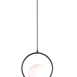 REA LAMPA G110-1W BLACK WHITE OSW-09735