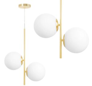 REA LAMPA G118-2CP GOLD WHITE OSW-09737
