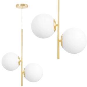 REA LAMPA G118-2CP GOLD WHITE OSW-09737