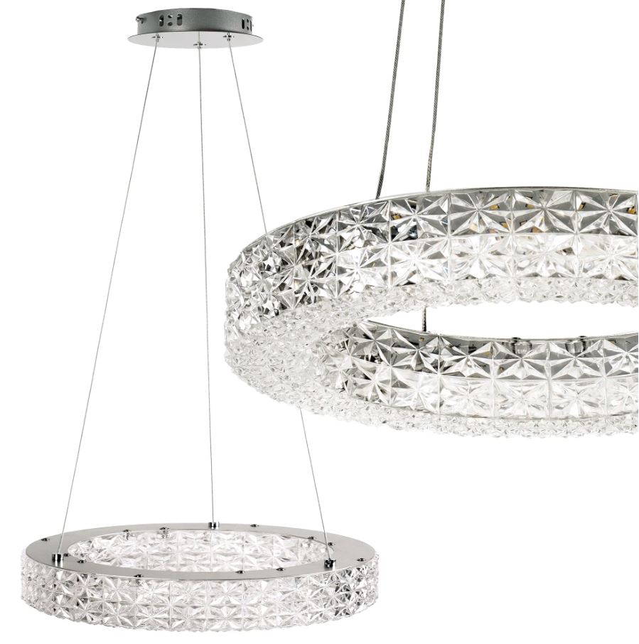 REA LAMPA MS004-CP 40CM CHROME OSW-09614