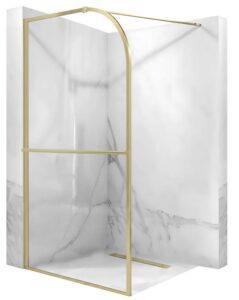 REA ŚCIANKA PRYSZNICOWA SKY BRUSH GOLD 100 REA-K4330