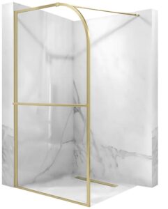 REA ŚCIANKA PRYSZNICOWA SKY BRUSH GOLD 120 REA-K4331