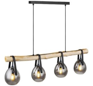 REA LAMPA APP1775-4CP WOOD GREY OSW-09665