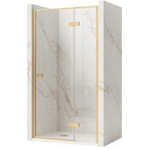 REA DRZWI PRYSZNICOWE ATLAS BRUSH GOLD 90 P REA-K4671