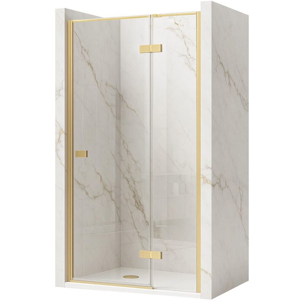 REA DRZWI PRYSZNICOWE ATLAS BRUSH GOLD 80 L REA-K4672