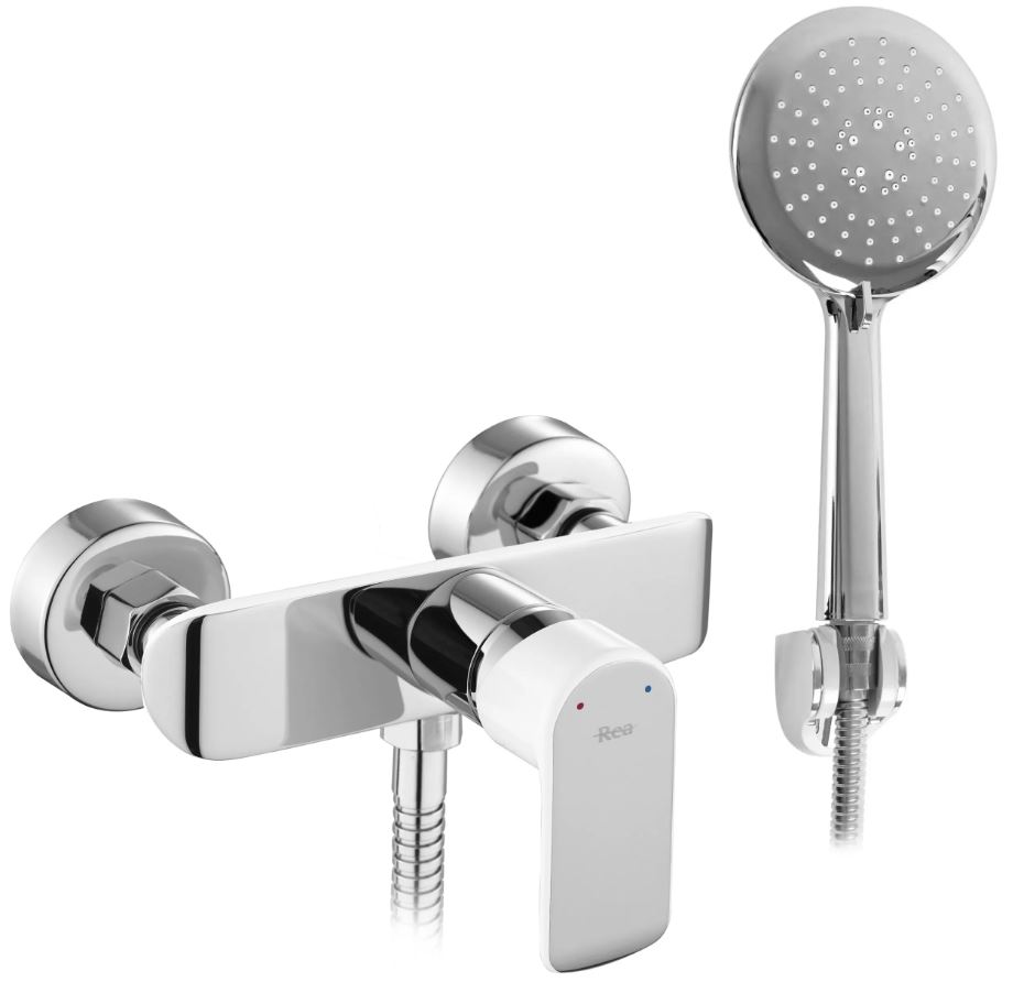 REA BATERIA PRYSZNICOWA MY1805-8CW BLOOM BIAŁA/CHROM REA-B3000