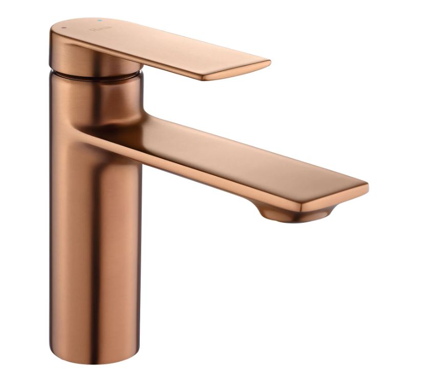 REA BATERIA UMYWALKOWA STORM MIEDŹ SZCZOTKOWANA NISKA REA-B3001