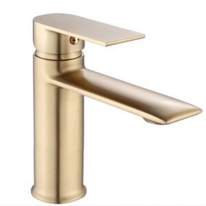 REA BATERIA UMYWALKOWA VENETA ZŁOTA SZCZOTKOWANA NISKA REA-B3010