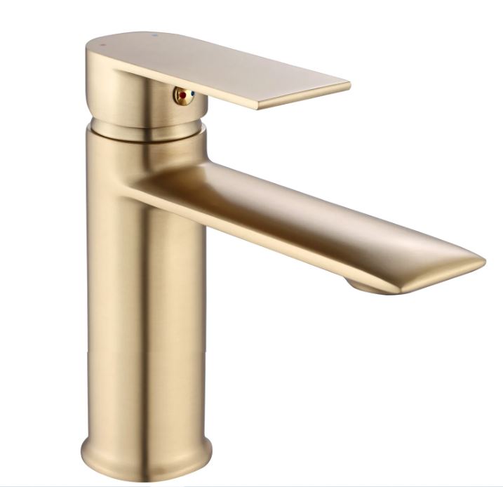 REA BATERIA UMYWALKOWA VENETA ZŁOTA SZCZOTKOWANA NISKA REA-B3010