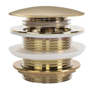 REA KOREK UNIWERSALNY DO WANNY ZŁOTY SZCZOTKOWANY REA-W2012