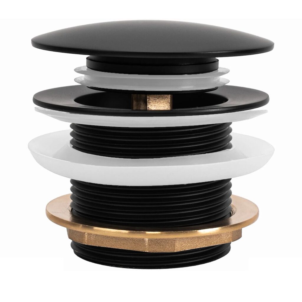 REA KOREK UNIWERSALNY DO WANNY CZARNY REA-W2014