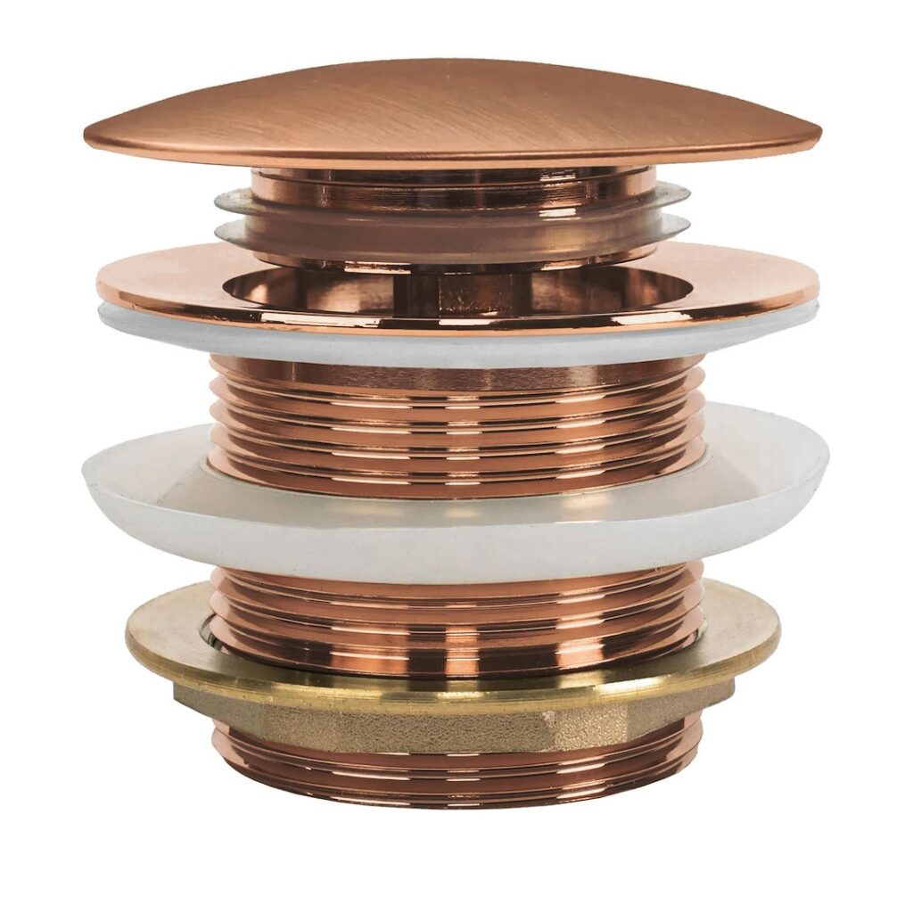 REA KOREK UNIWERSALNY DO WANNY MIEDŹ SZCZOTKOWANA REA-W2016